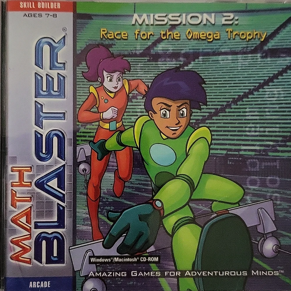 Math Blaster Skill Builder Mission 2: Race For The Omega Trophy CD